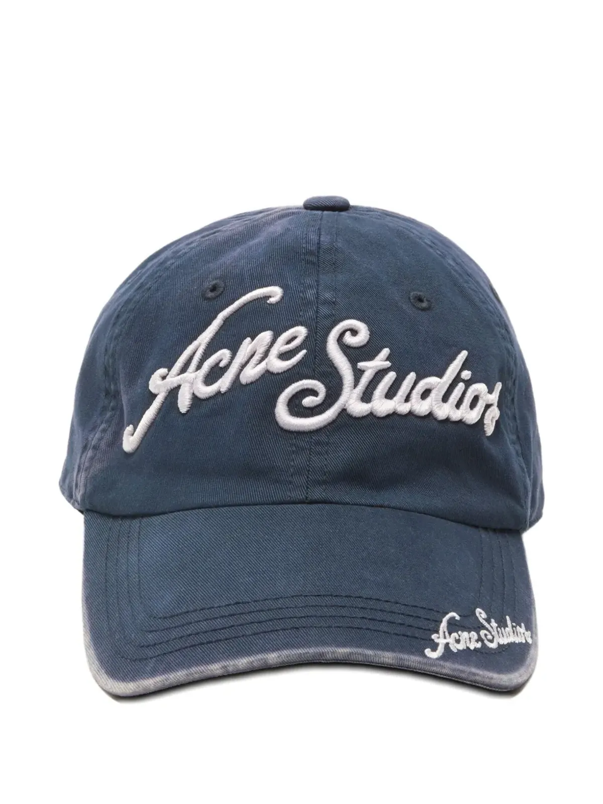 Acne Studios ロゴ刺繍のコットンキャップ - 画像1