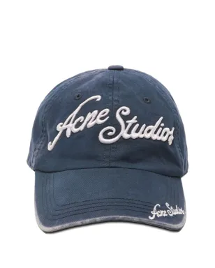 Acne Studios ロゴ刺繍のコットンキャップ - サムネイル1