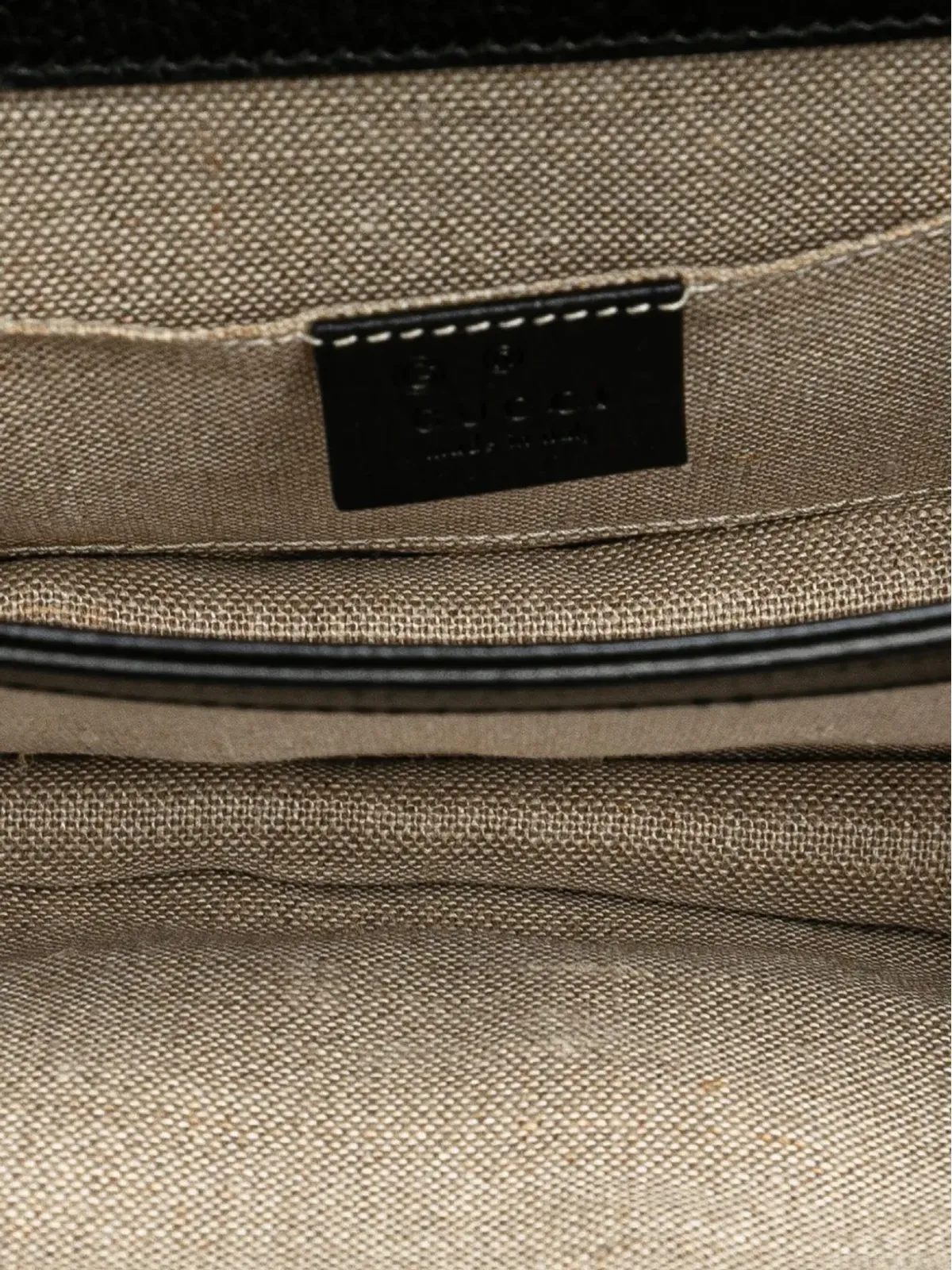 Gucci Pre-Owned インターロッキングG クロスボディバッグ ブラック - 画像5