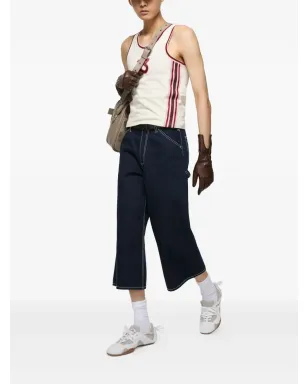 Acne Studios コントラストステッチパンツ ブルー - サムネイル2