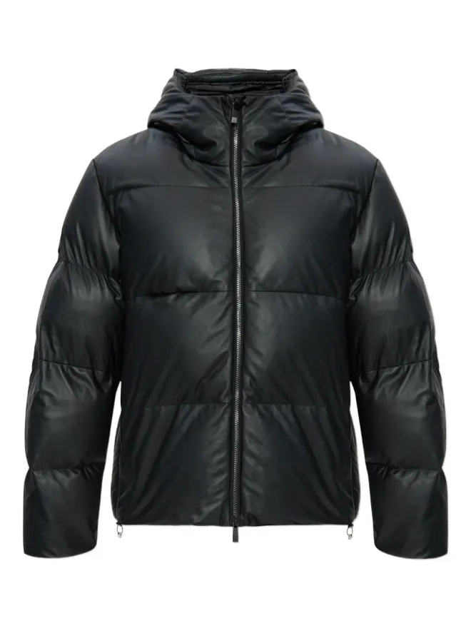 Moncler Moncler hooded padded jacket - Blackの商品画像