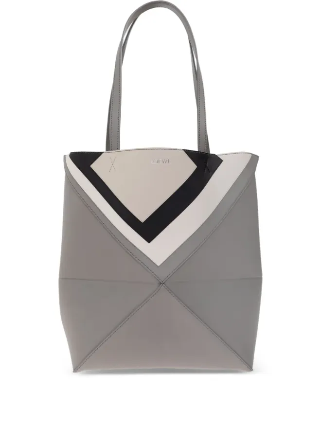 LOEWE LOEWE x ALBERS パズル フォールド チェブロン パネル トートバッグの商品画像
