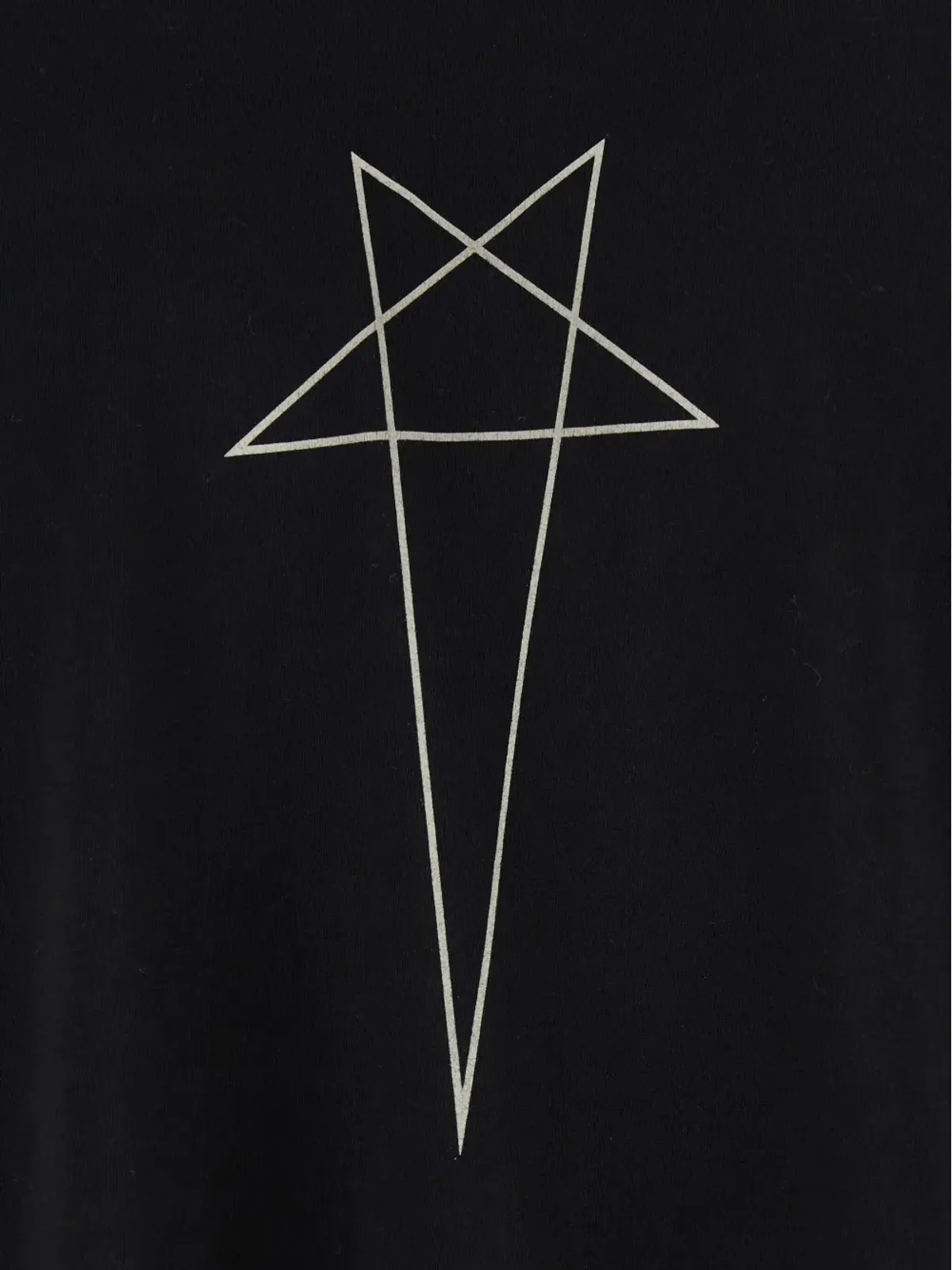Rick Owens DRKSHDW 星柄長袖Tシャツ - 画像3