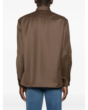 Zegna ウールシャツ - サムネイル4