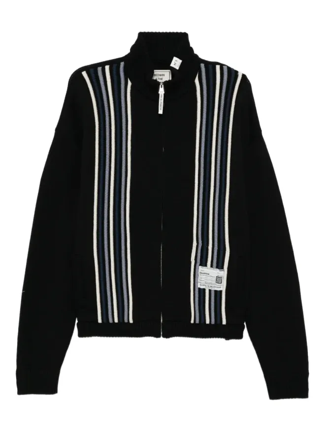 Maison MIHARA YASUHIRO Maison MIHARA YASUHIRO ストライプディテールのハイネックカーディガンの商品画像