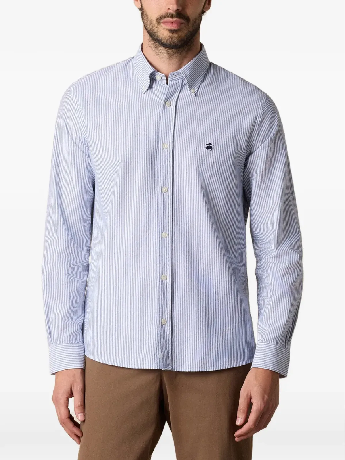 Brooks Brothers ボタン留めストライプシャツ - 画像3