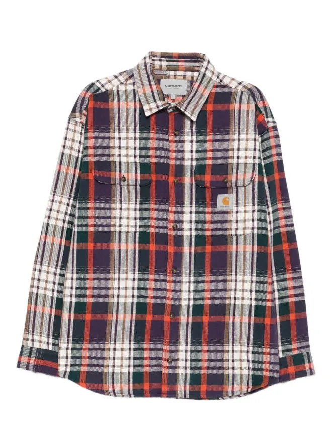 Carhartt WIP Carhartt WIP チェック柄長袖シャツ ブルーの商品画像