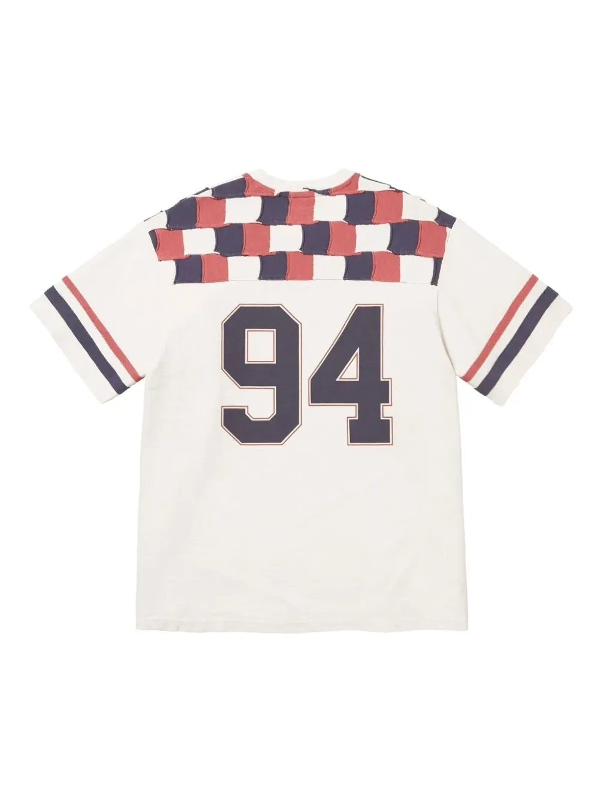 Supreme パッチワーク ヨーク フットボールTシャツ - ホワイト - 画像2