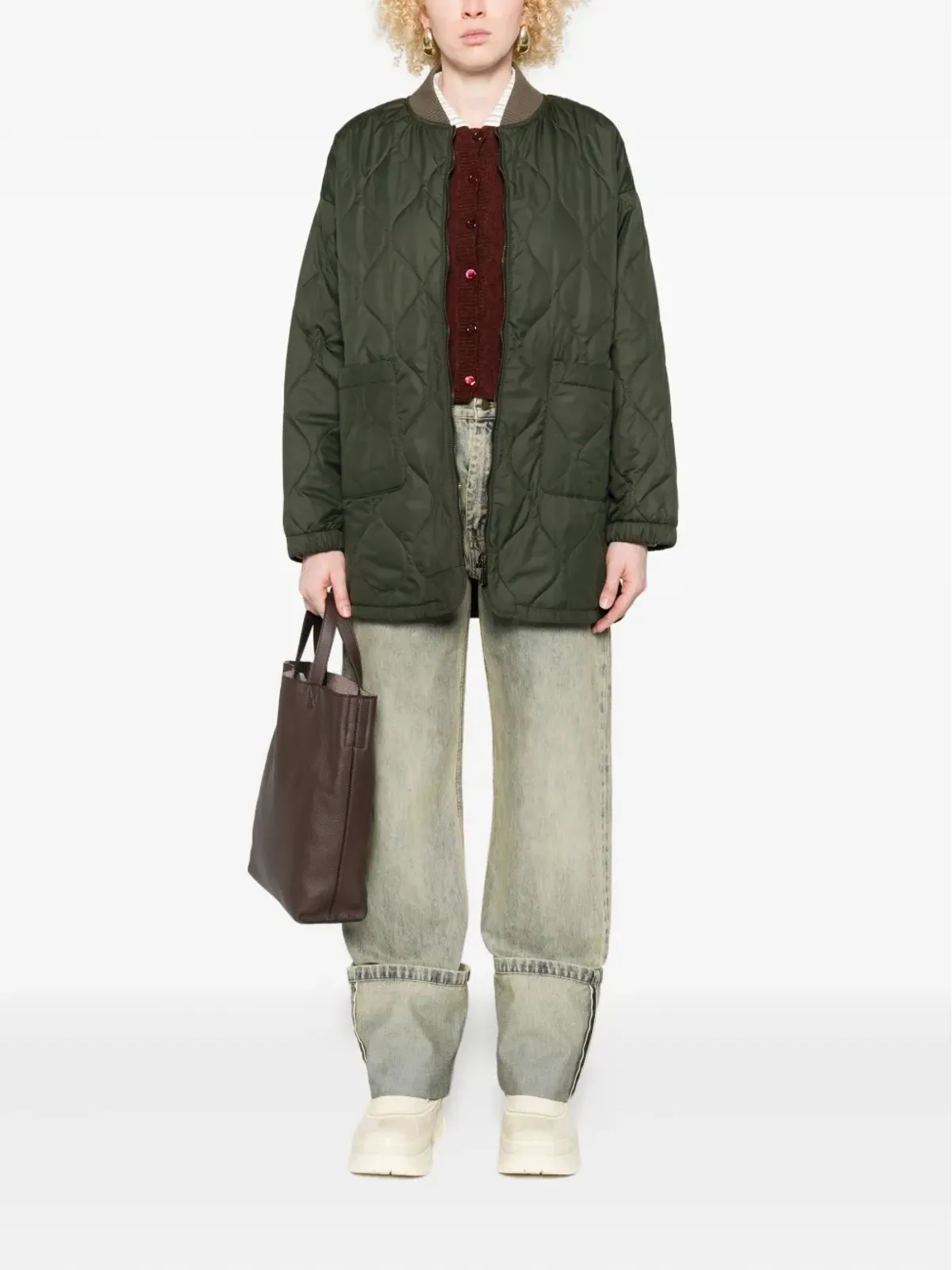 AG Jeans キルティング オーバーサイズ コート - 画像2