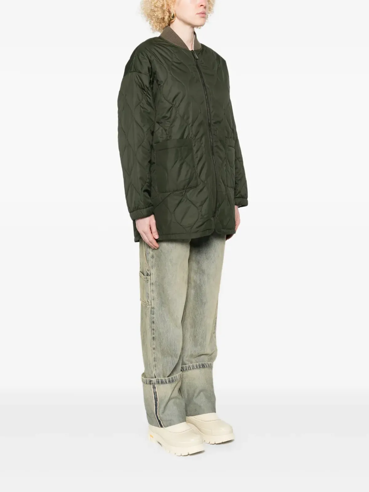 AG Jeans キルティング オーバーサイズ コート - 画像3