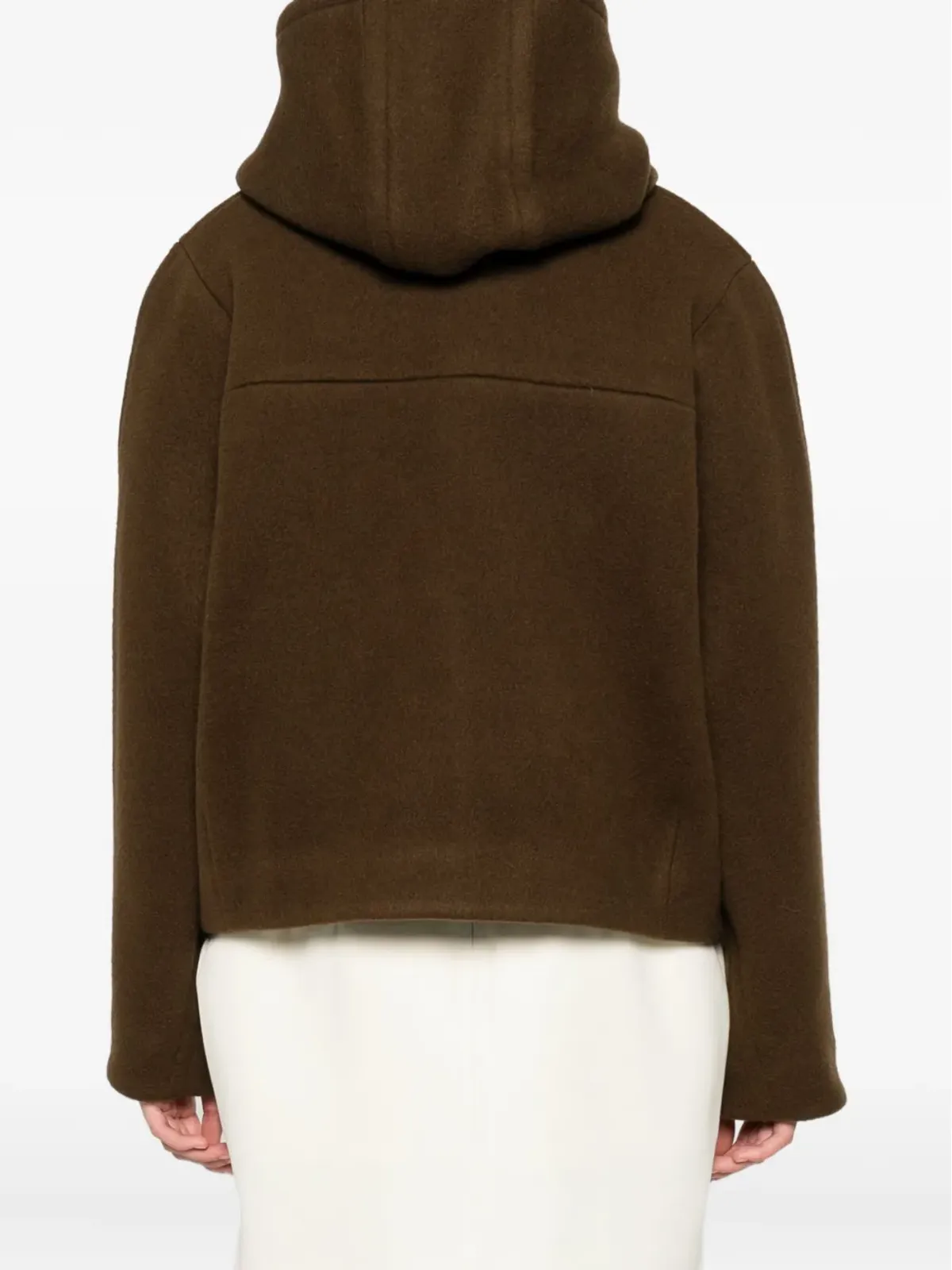 Low Classic ウールブレンド シングルブレストコート - 画像4