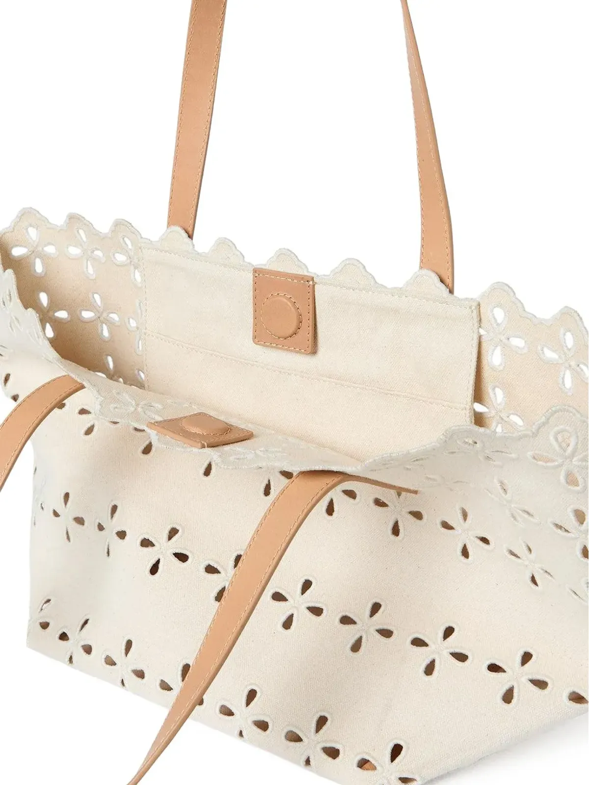 Loeffler Randall Easton 花カット スカラップショルダーバッグ - 画像4
