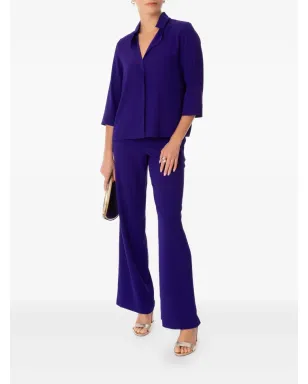 Peter Cohen wide-leg pocket trousers - Purple - サムネイル2
