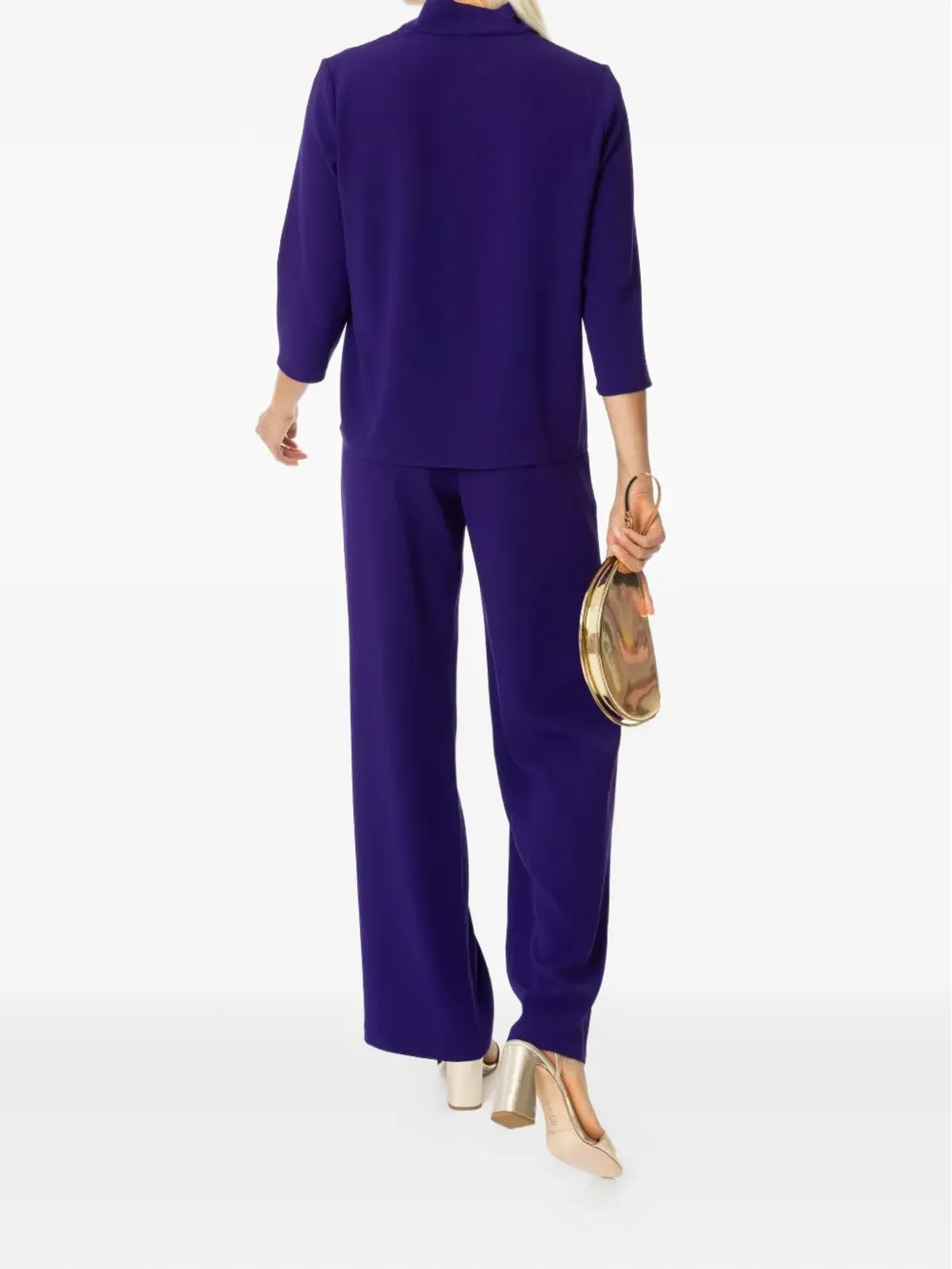Peter Cohen wide-leg pocket trousers - Purple - 画像3