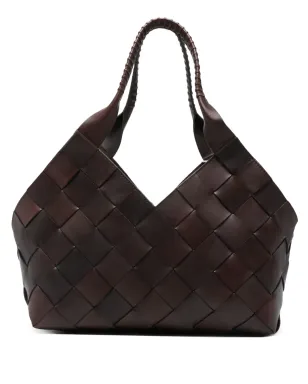 DRAGON DIFFUSION Castello interwoven トートバッグ - ブラウン - サムネイル1