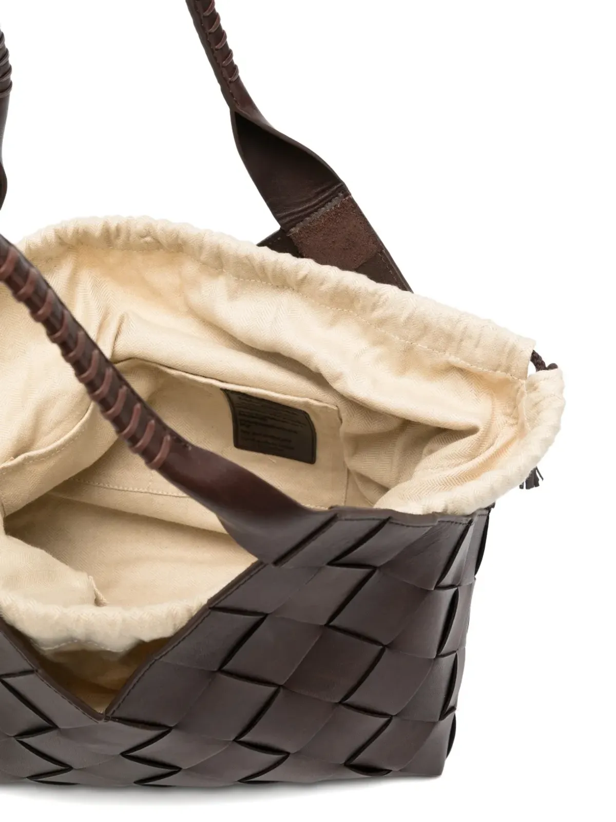 DRAGON DIFFUSION Castello interwoven トートバッグ - ブラウン - 画像5