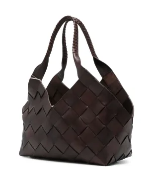 DRAGON DIFFUSION Castello interwoven トートバッグ - ブラウン - サムネイル3