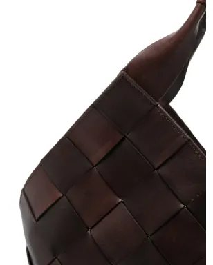 DRAGON DIFFUSION Castello interwoven トートバッグ - ブラウン - サムネイル4