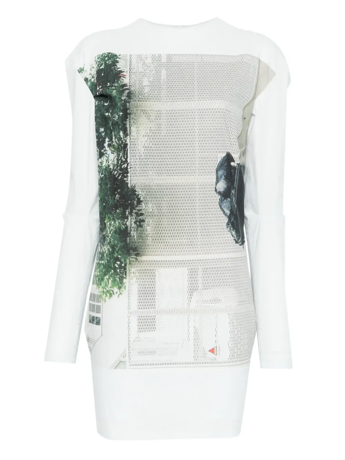 Issey Miyake ストリートビュー グラフィックプリント トップ - 画像1