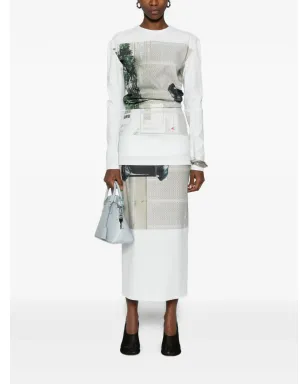 Issey Miyake ストリートビュー グラフィックプリント トップ - サムネイル2