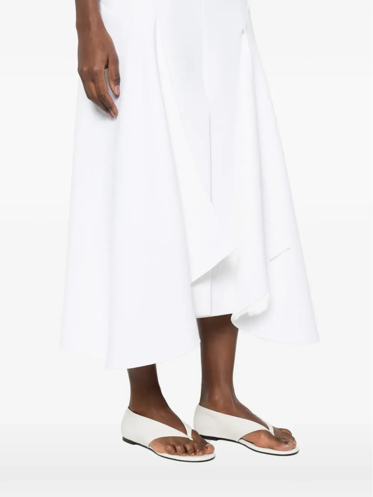 Brandon Maxwell カスケードストラップドレス - 画像5