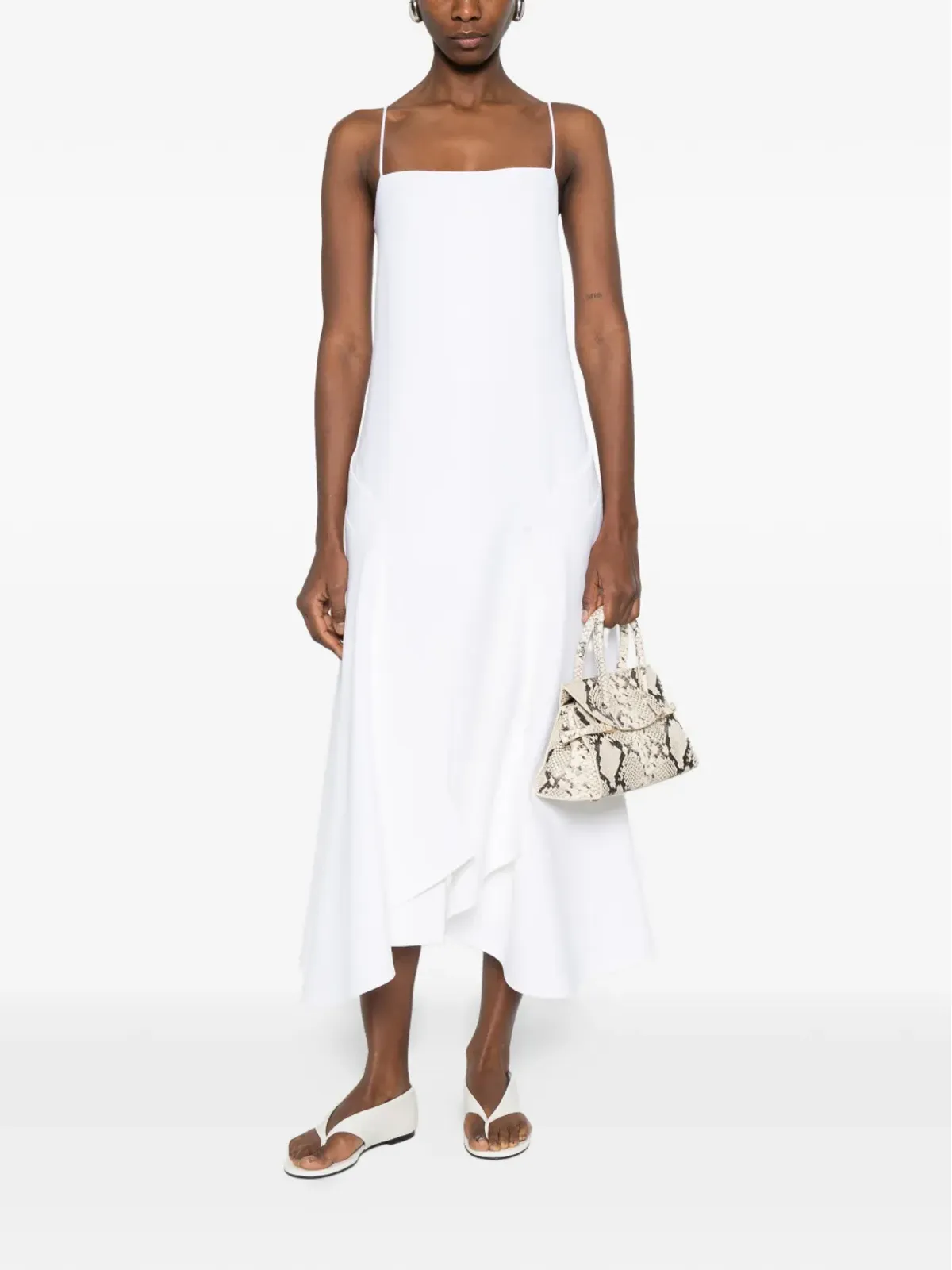 Brandon Maxwell カスケードストラップドレス - 画像2