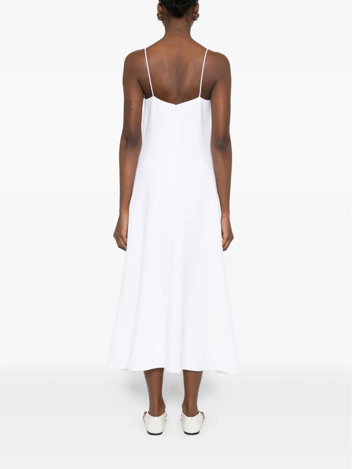 Brandon Maxwell カスケードストラップドレス - 画像4
