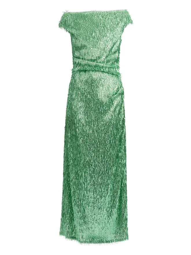 Erdem ERDEM sequinned midi dress - Greenの商品画像