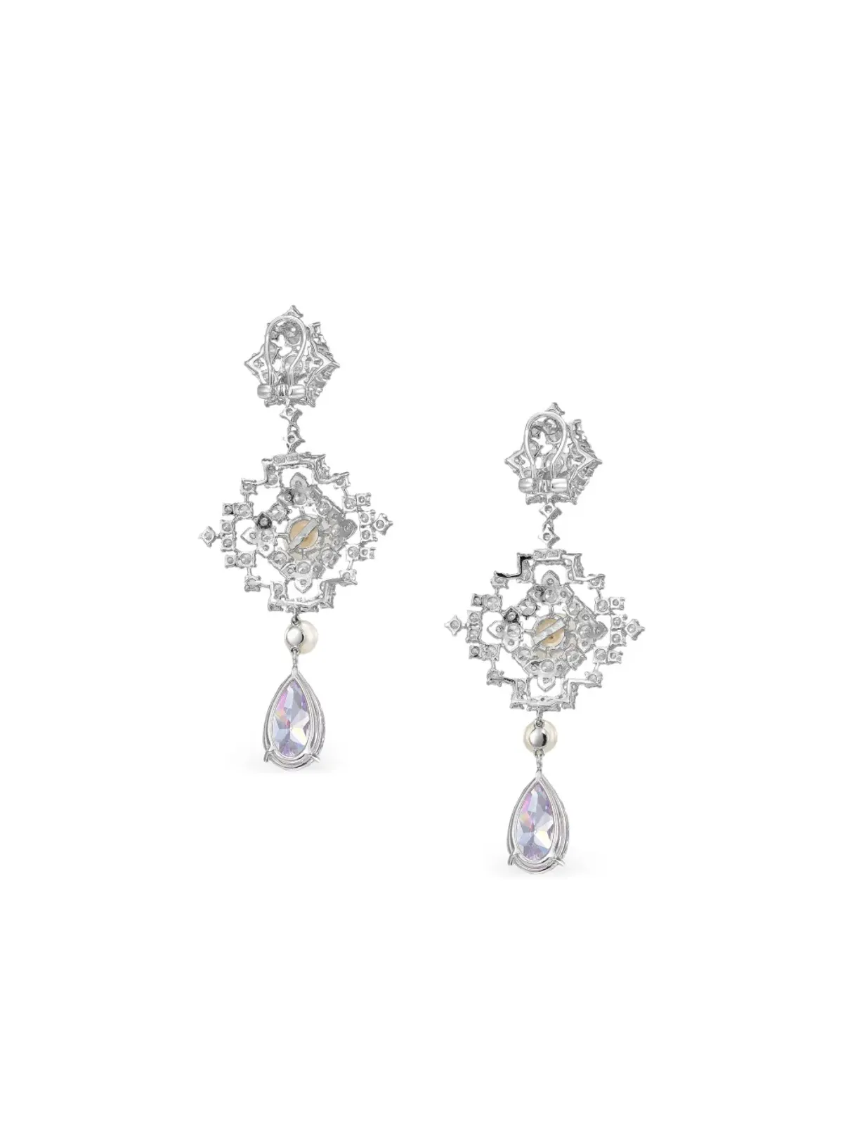 Anabela Chan Pixelise multi-stone イヤリング - 画像3