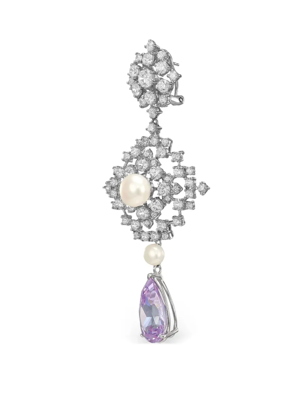 Anabela Chan Pixelise multi-stone イヤリング - 画像4