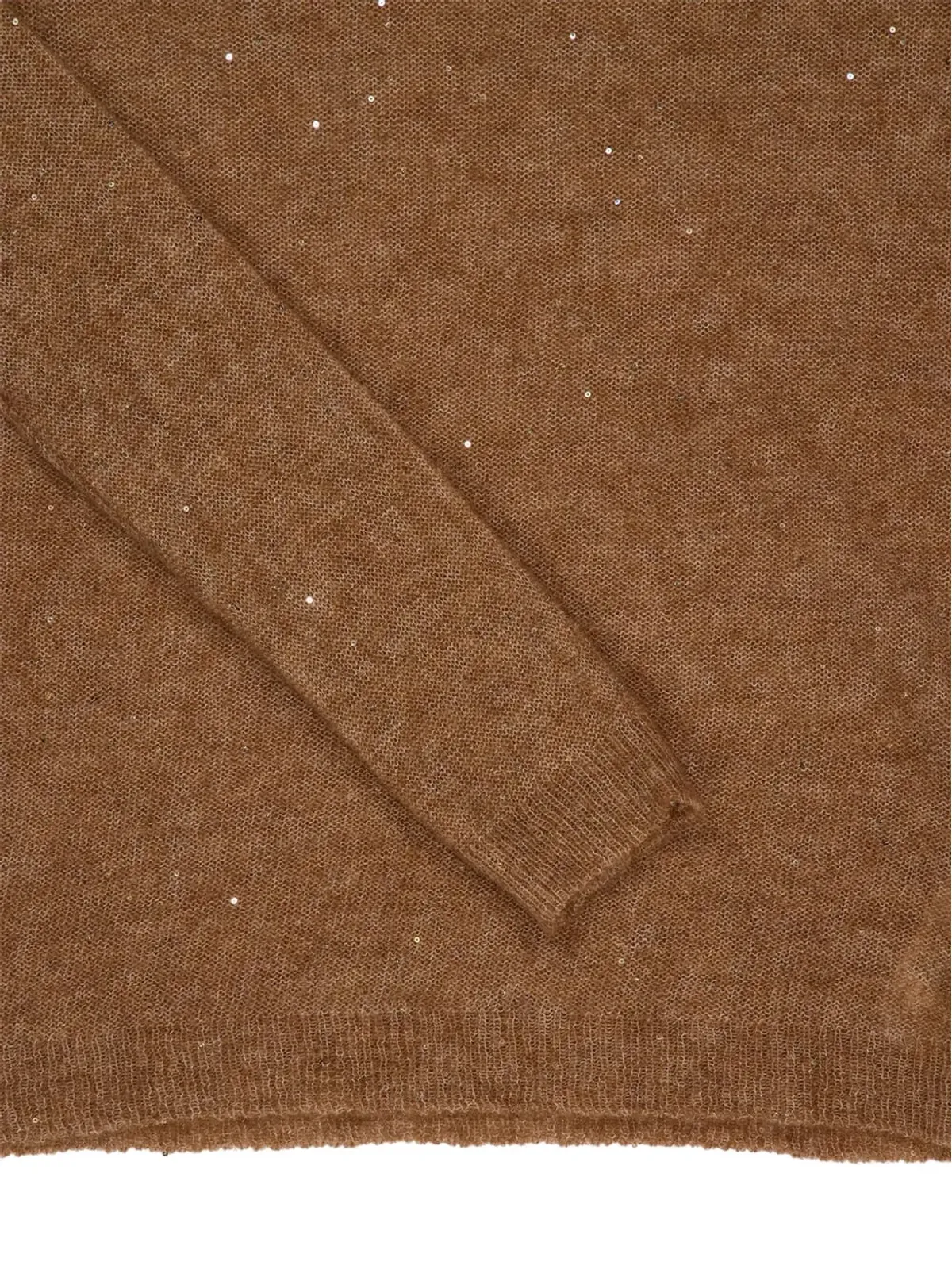 120% Lino スパンコール Vネック セーター - 画像3