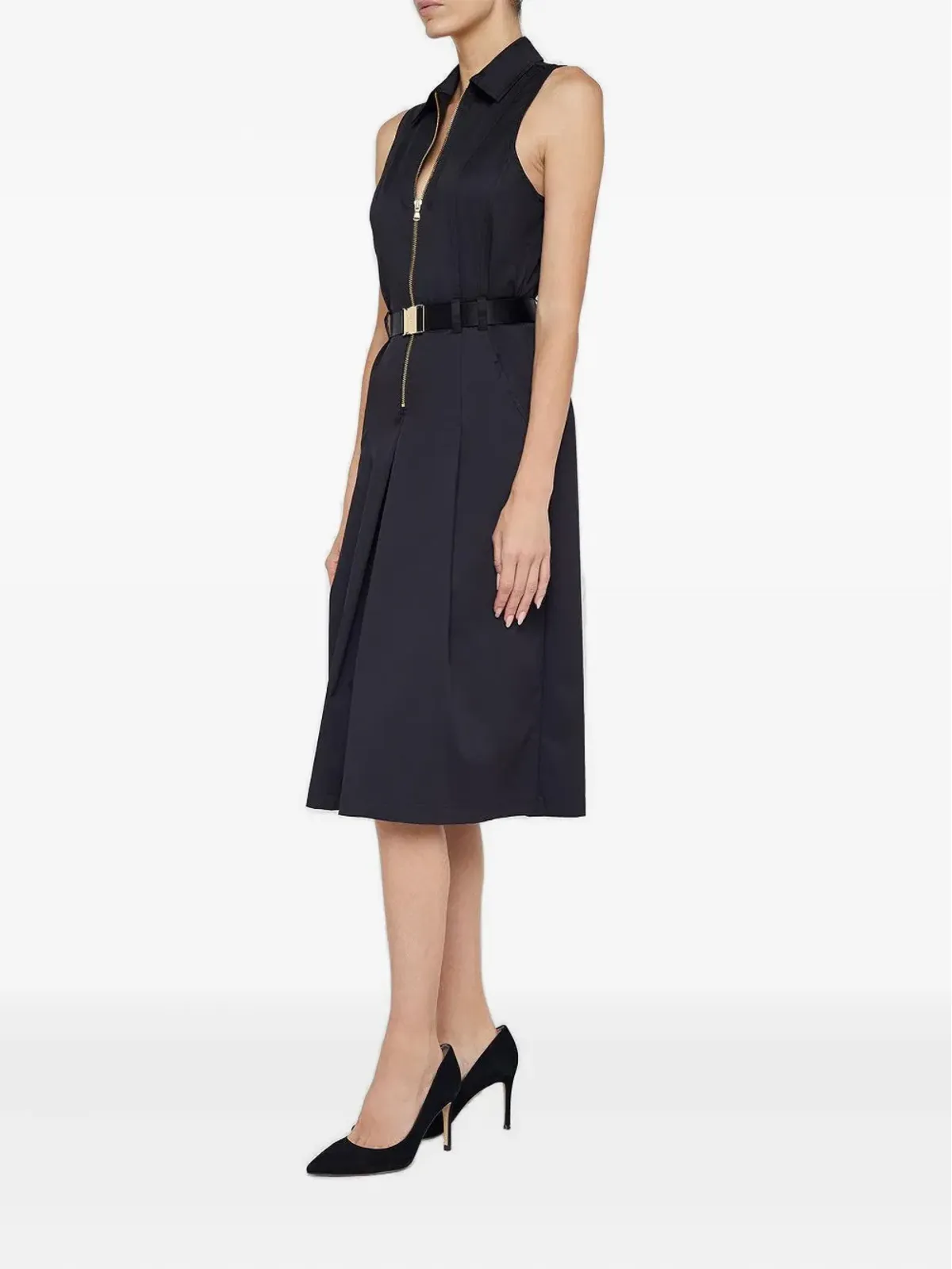 L'Agence Kylo belted shirt dress - 画像3