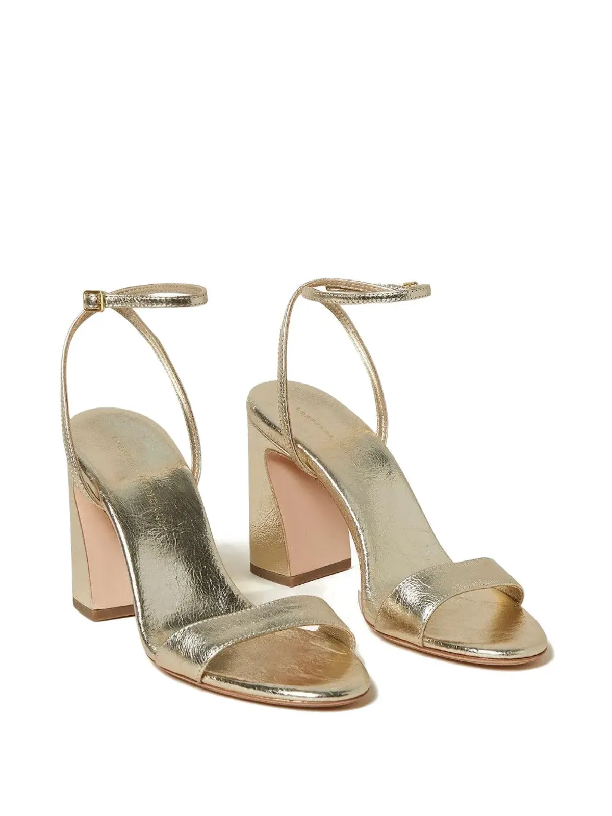 Loeffler Randall 90mm アンクルストラップ ブロックヒール サンダル - 画像3