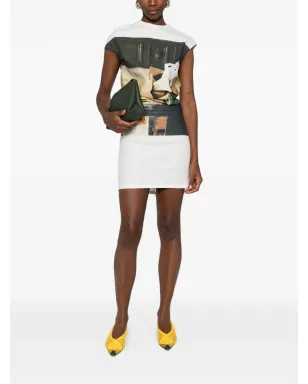 Issey Miyake Street View graphic print dress - White - サムネイル2