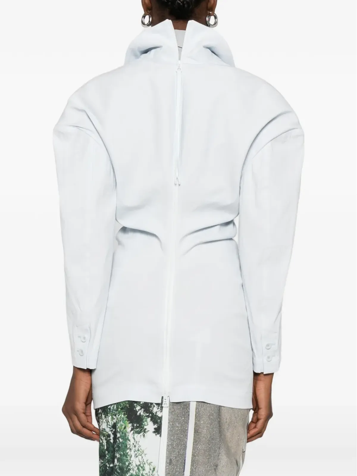 Issey Miyake ライク・トルソー ノッチド・ラペル ブレザー - 画像4