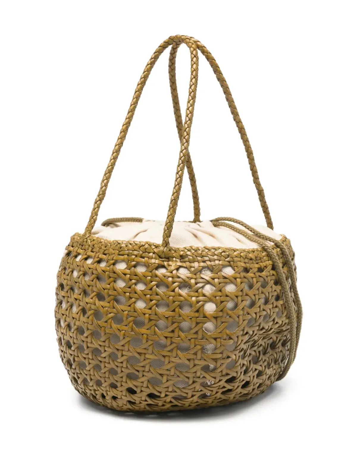 DRAGON DIFFUSION Juventus interwoven shoulder bag - Green - 画像3