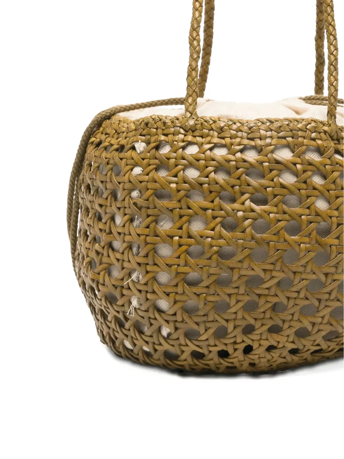 DRAGON DIFFUSION Juventus interwoven shoulder bag - Green - 画像4