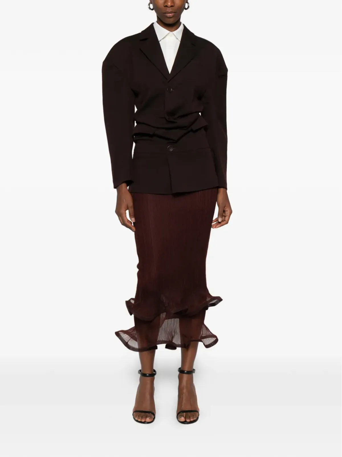 Issey Miyake トルソー ウール ブレザー - 画像2