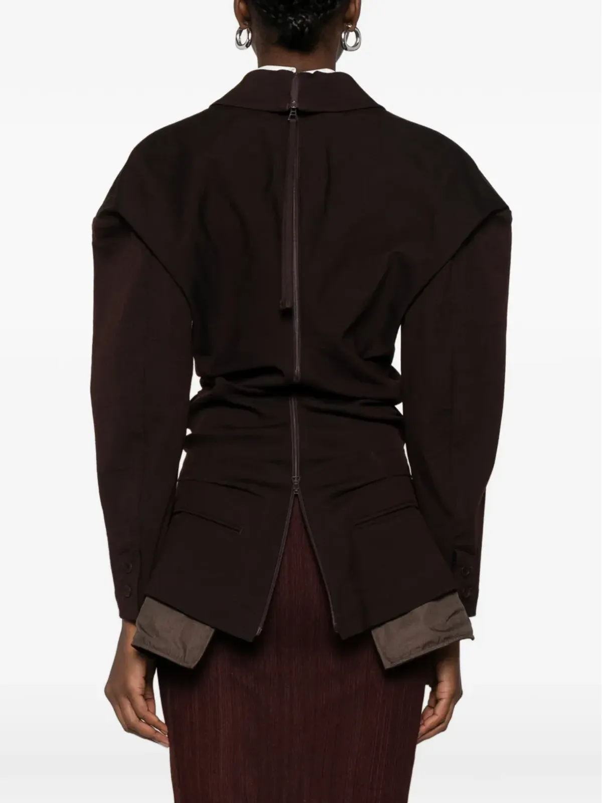 Issey Miyake トルソー ウール ブレザー - 画像4