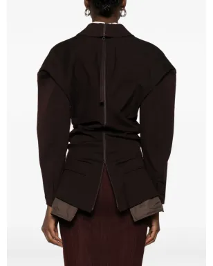Issey Miyake トルソー ウール ブレザー - サムネイル4