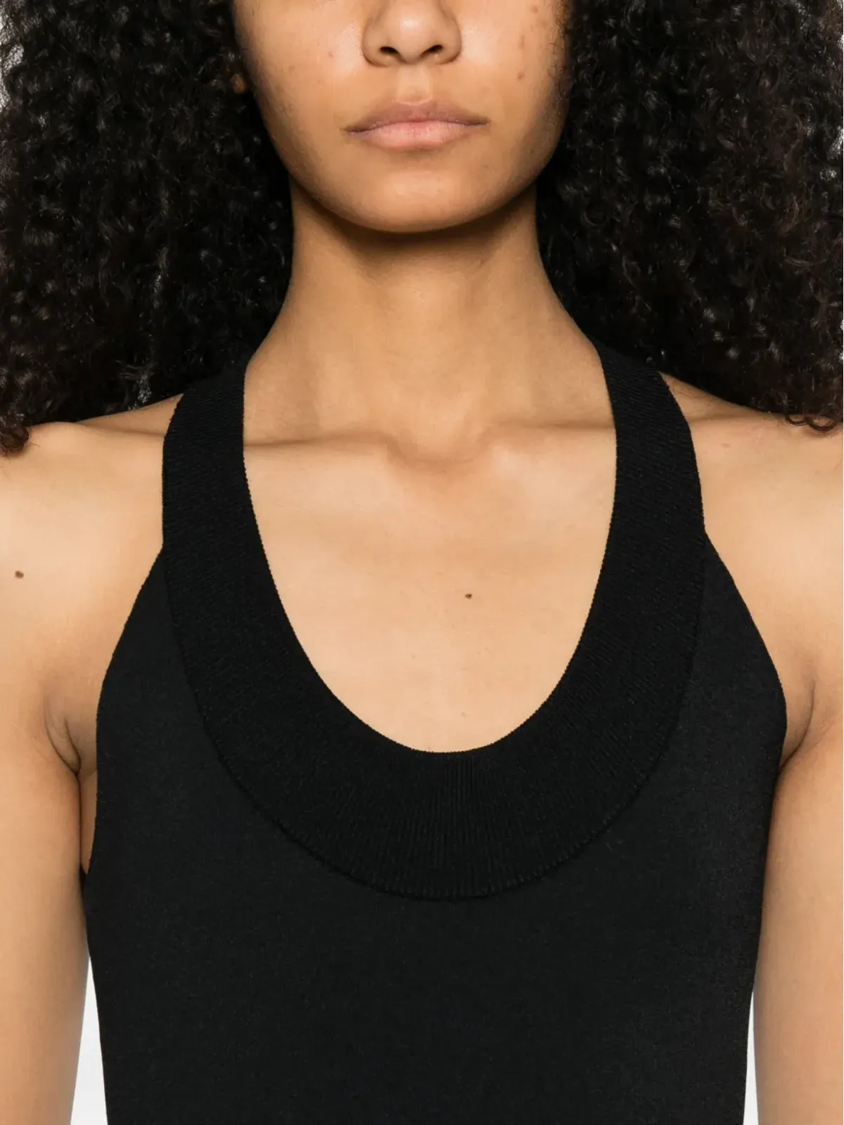 Brandon Maxwell ニットリブボディスーツ - 画像5