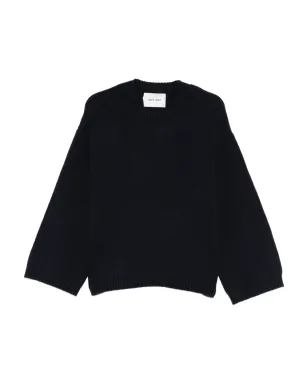 Soft Goat カシミヤ混紡 クルーネック セーター - サムネイル1