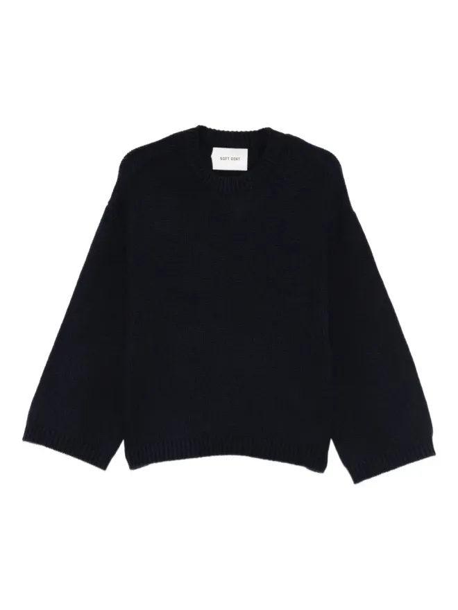 Soft Goat Soft Goat カシミヤ混紡 クルーネック セーターの商品画像