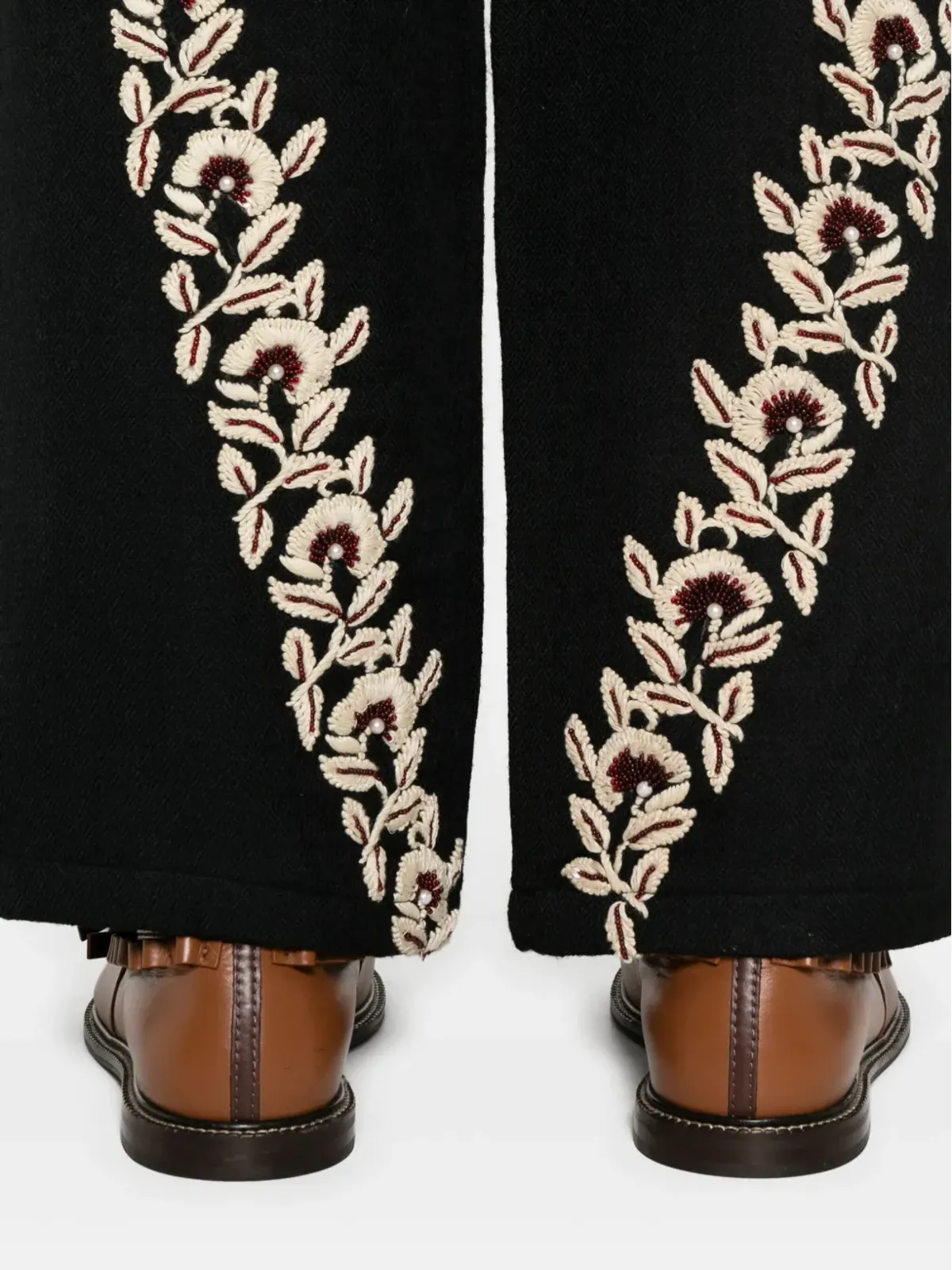 Kartik Research 花柄刺繍パンツ - 画像5