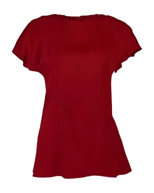 Victoria Beckham ドレープラッフルトップ - サムネイル1