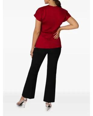 Victoria Beckham ドレープラッフルトップ - サムネイル3