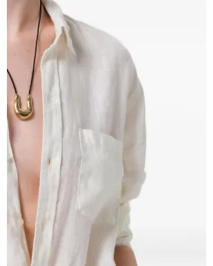 Citizens of Humanity Kayla ポケットディテール シャツ - ホワイト - サムネイル5