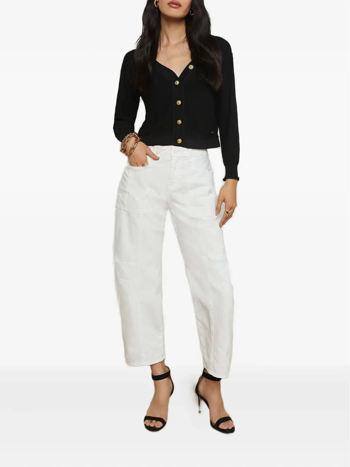 L'Agence Cody Rodeo jeans - White - 画像2