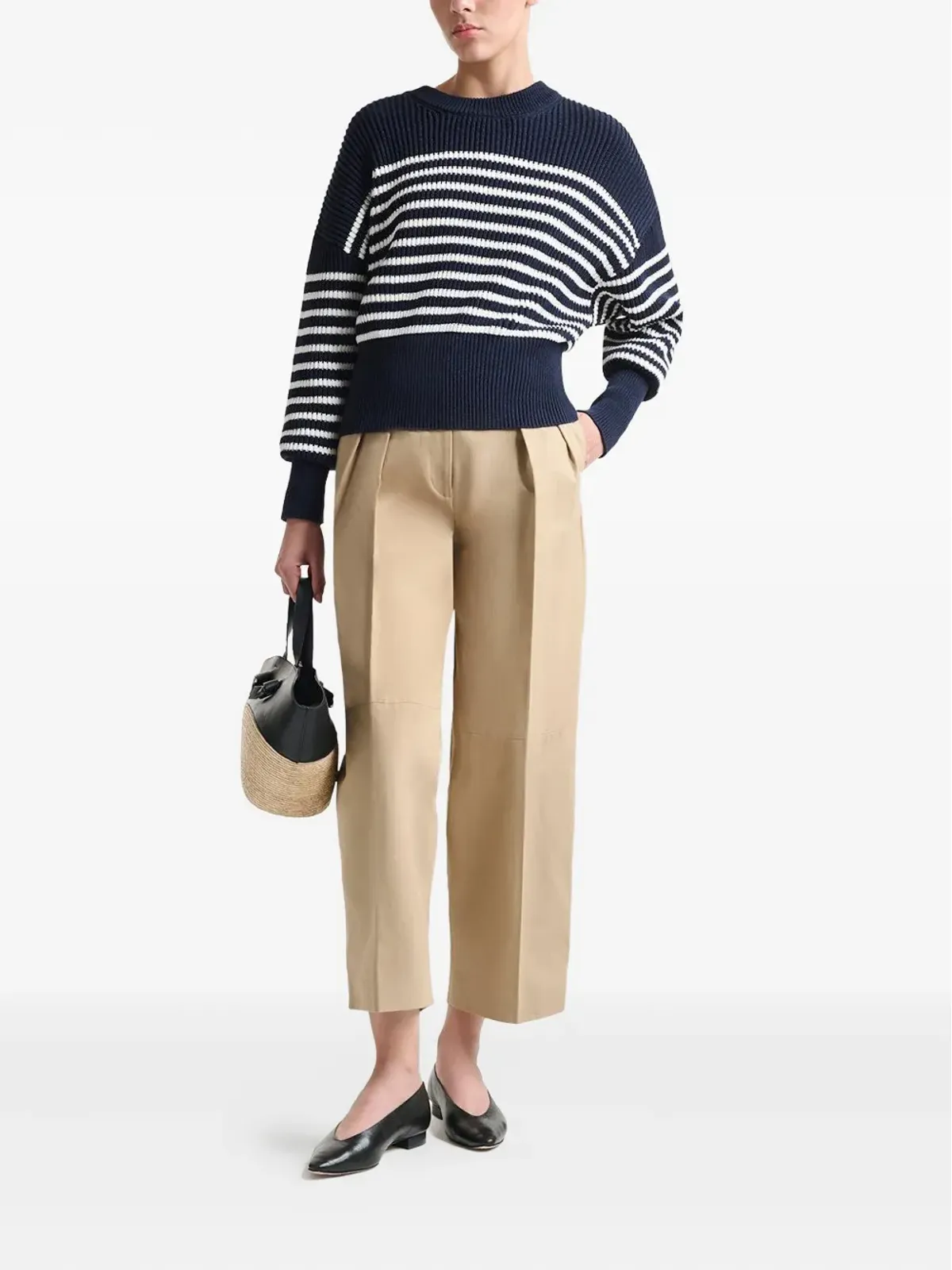 Altuzarra ストライプ柄 クルーネック セーター - 画像2