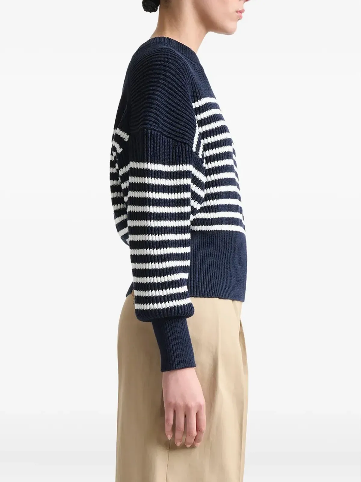 Altuzarra ストライプ柄 クルーネック セーター - 画像4